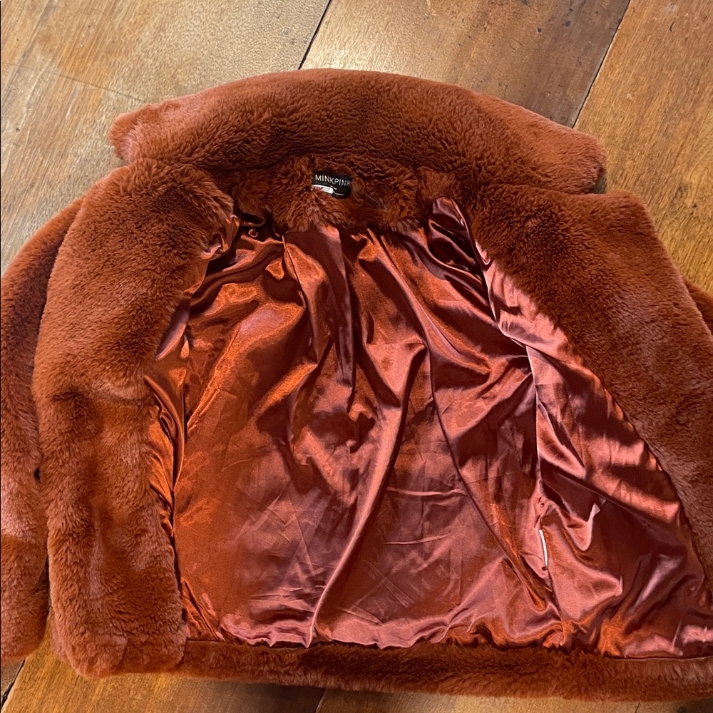 MINKPINK Ginger Teddy Jacket like new - Picture 6 of 11